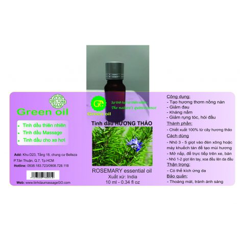 Tinh dầu hương thảo 10ml