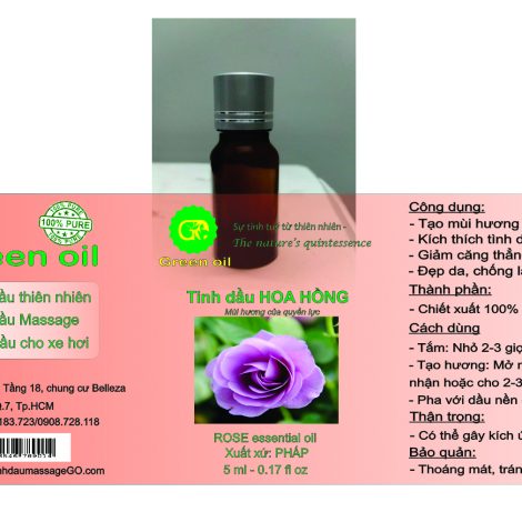 Tinh dầu hoa hồng 10ml